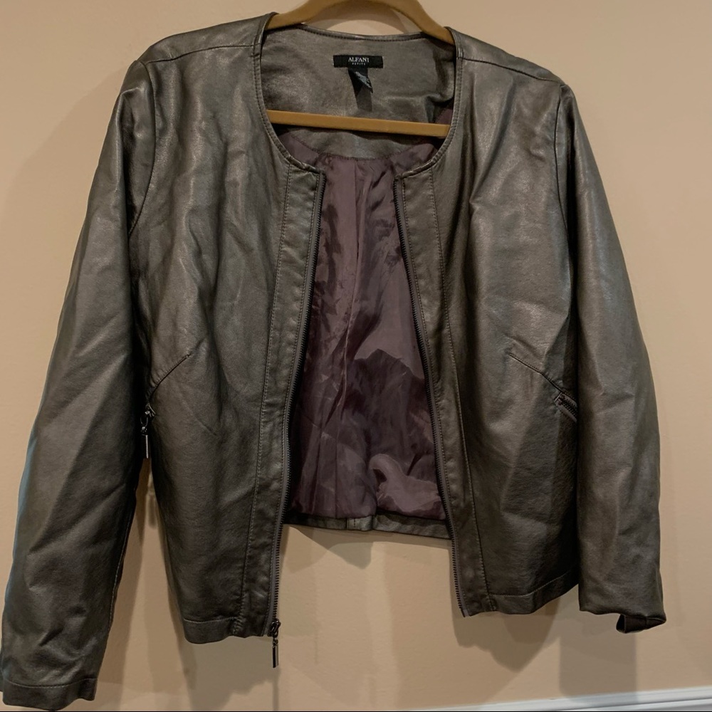 Alfani pleather jacket